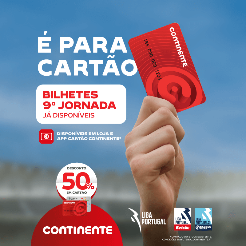 Bilhetes Liga Portugal Continente