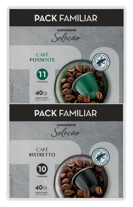 CÁPSULAS CAFÉ ALUMÍNIO COMPATÍVEIS C/ NESPRESSO