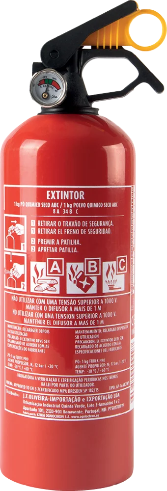 EXTINTOR AÇO PÓ QUÍMICO