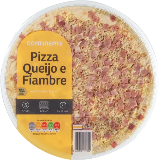 PIZZA FAMILIAR FIAMBRE E QUEIJO