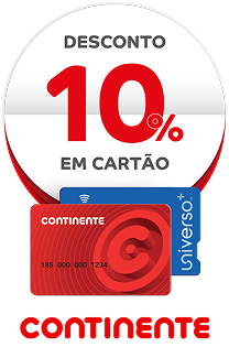 Continente Desconto 2% em cartão