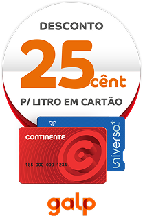 Galp Desconto 20 cêntimos por litro em cartão