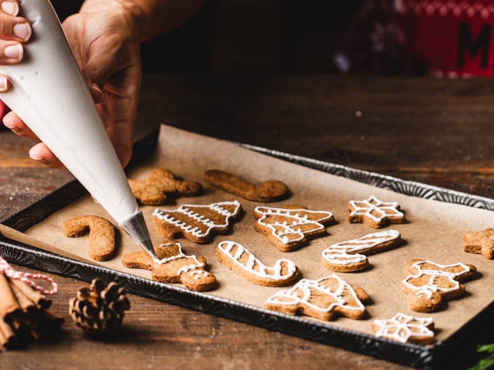 receita de bolachinhas de Natal para fazer com crianças