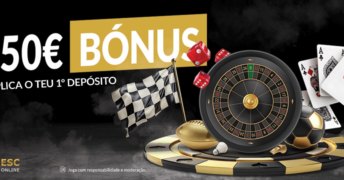 Interface do ESC Online mostrando jogos de casino