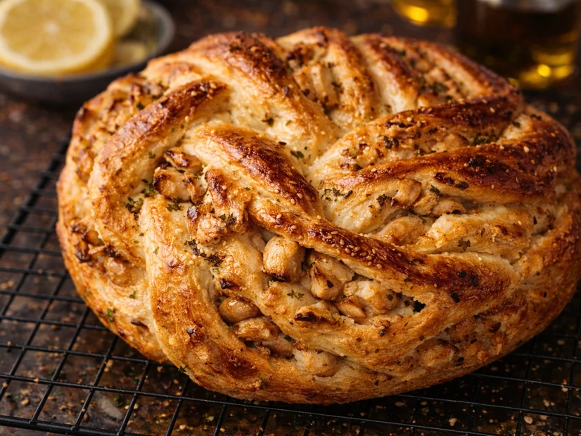 Folar Retangular Folar Entrançado de Frango | Receitas | Continente