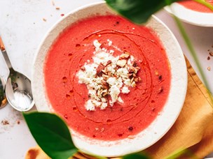 sopa de melancia