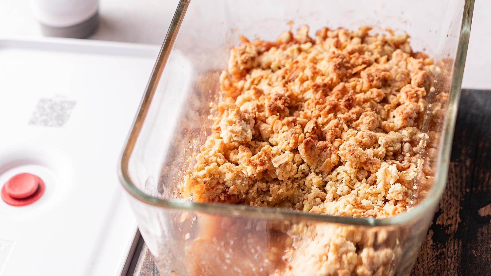 Crumble De Pera | Receitas | Continente