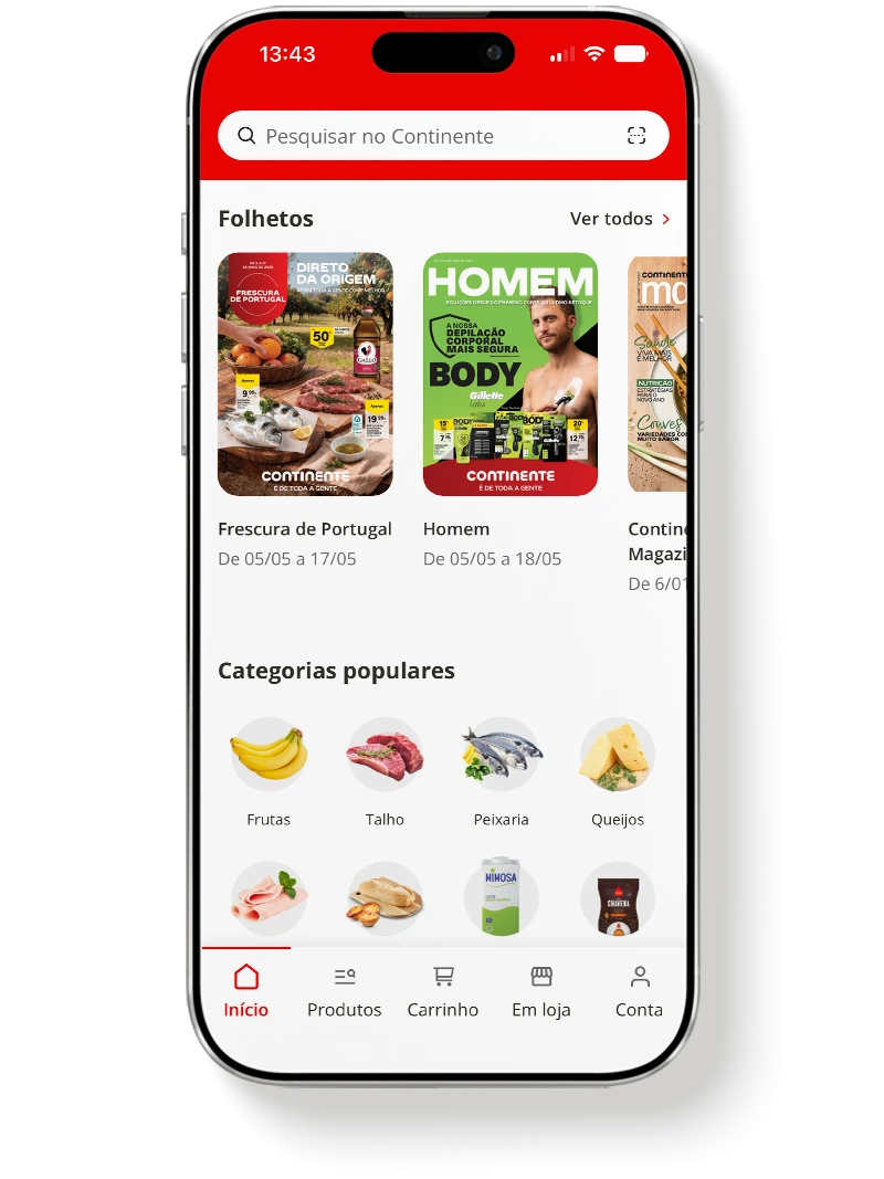 App Continente Folhetos
