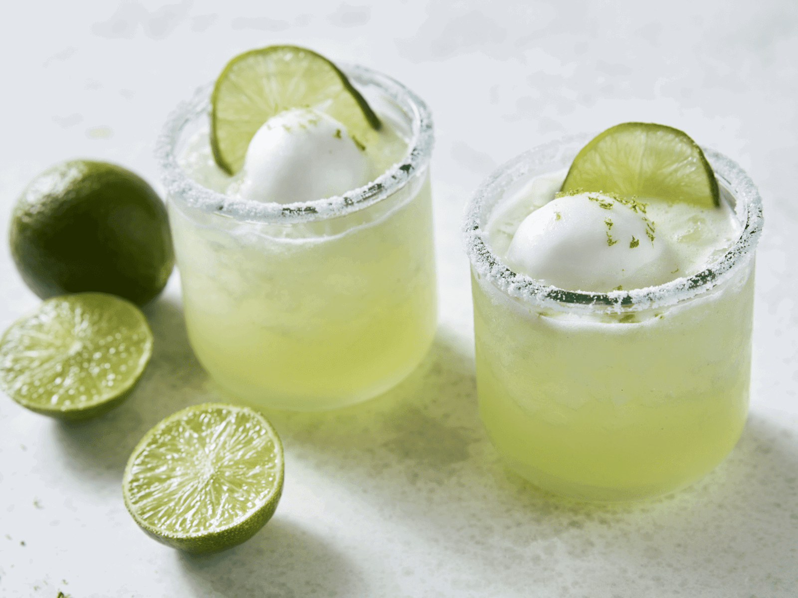 Margarita com Gelado de Lima