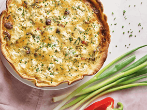 Quiche de Legumes com Ricota