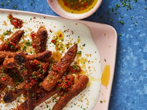 Cenouras Assadas com Especiarias, Bulgur Tostado e Vinagrete