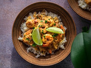 Caril de Gambas ou Camarão