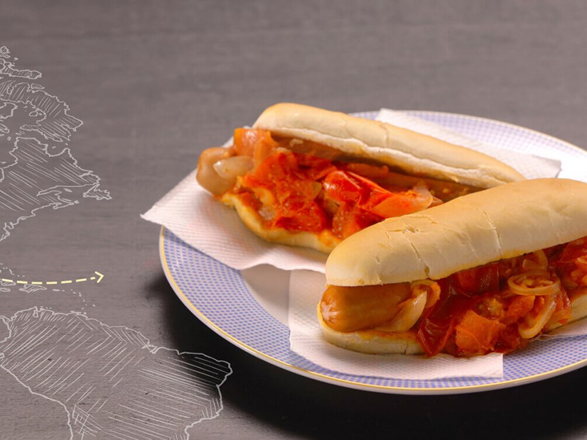 Receitas – Como fazer cachorro-quente com queijo e batata, Cachorro-quente  coreano