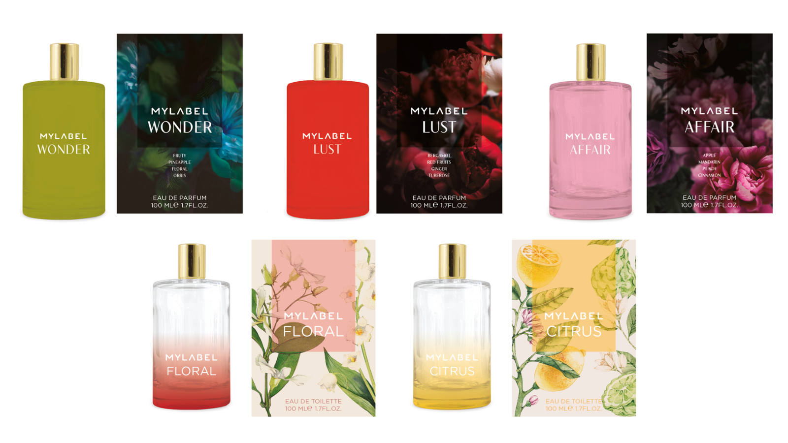 Perfumes Mulher My Label